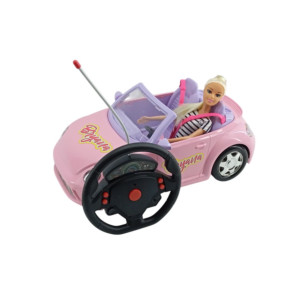JUGUETERIA EXPRESS - Carro Descapotable Para Muñecas A Control Remoto Con Humo