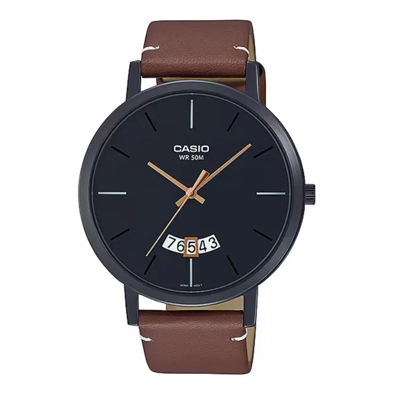 CASIO - Reloj  Casio Calendario Mtp-b100bl-1evdf Elegante Para Hombre