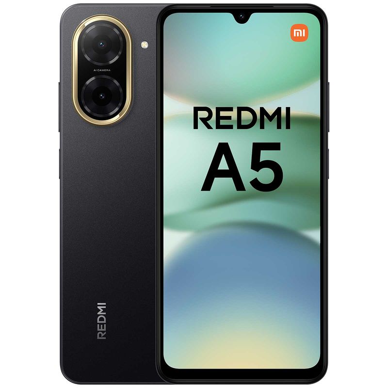 XIAOMI - Celular Xiaomi Redmi A5 128GB 4GB RAM Ampliable a 8GB Negro