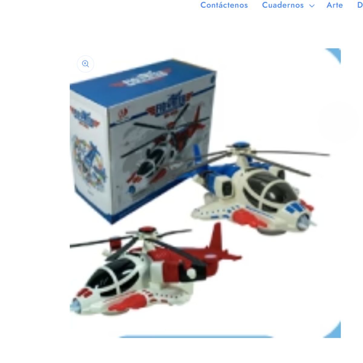 GENERICO - HELICÓPTERO PILA LUZ Y SONIDO 8811-15