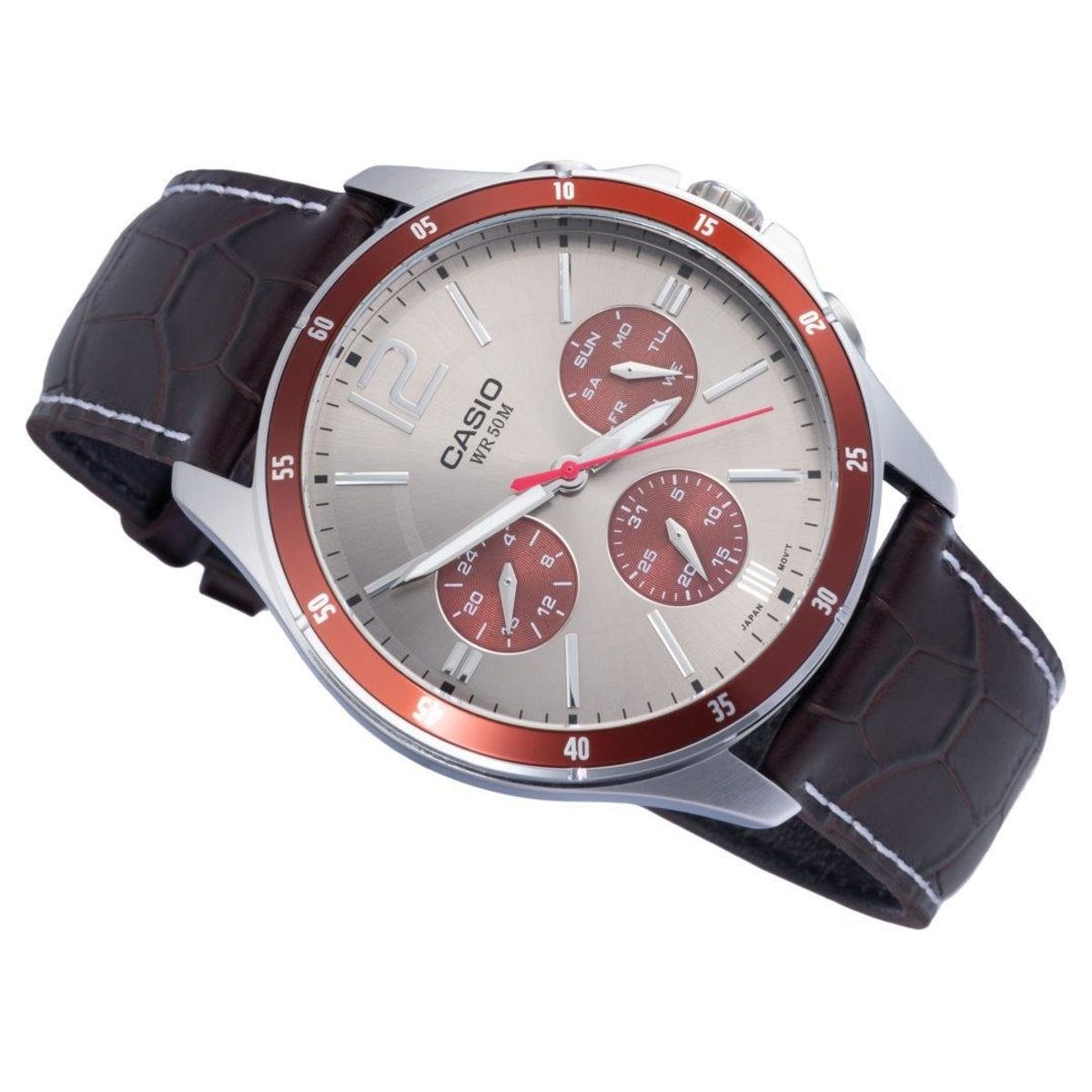 CASIO - Reloj Casio Cuero Mtp-1374l-7a1vdf Para Hombre