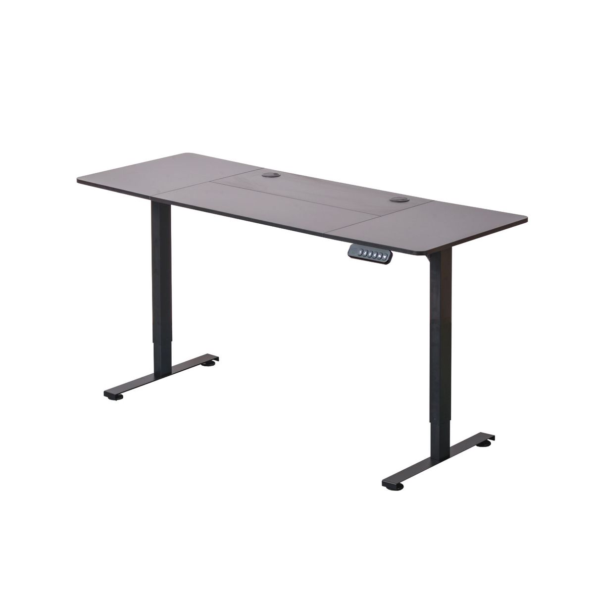 RELAN - Escritorio Eléctrico Ajustable  E-DESK-4 Relan Con Rodachinas Negro