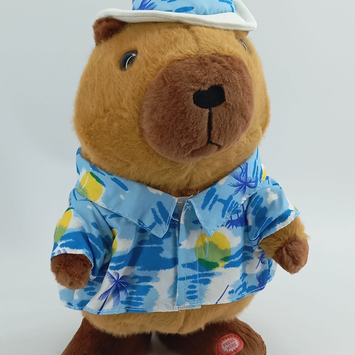 JUGUETERIA EXPRESS - Juguete Peluche Capibara Interactivo Camina Con Musica 30cm