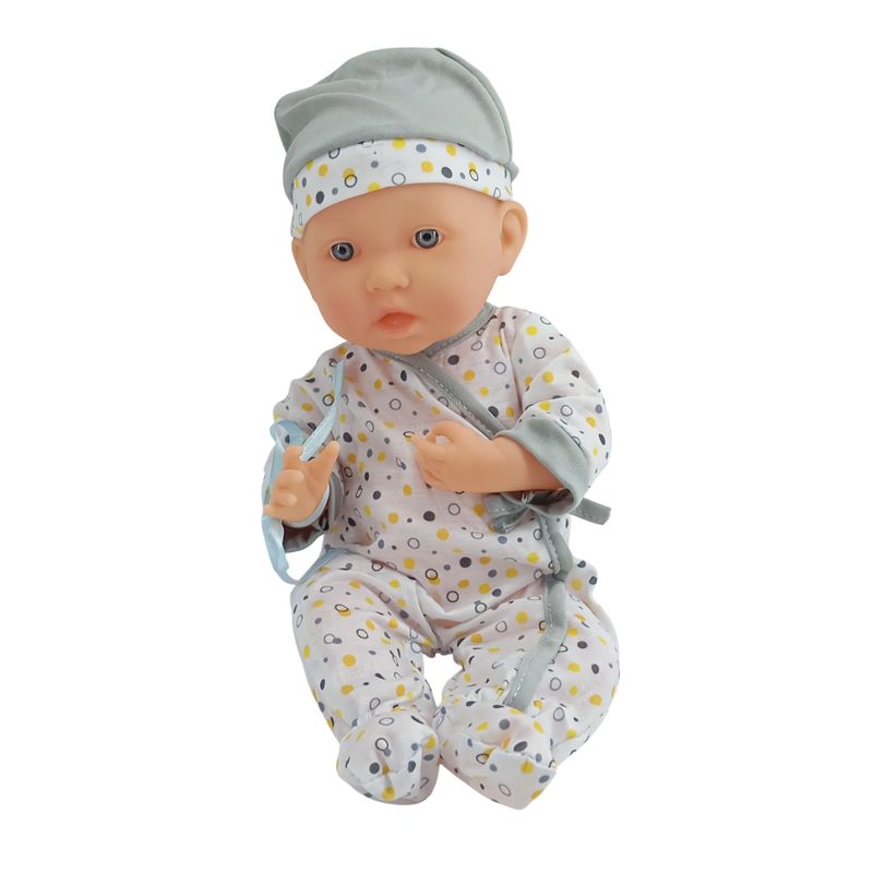 JUGUETERIA EXPRESS - Muñeco Bebe Reborn Realista Con Tetero Y Chupo 32cm