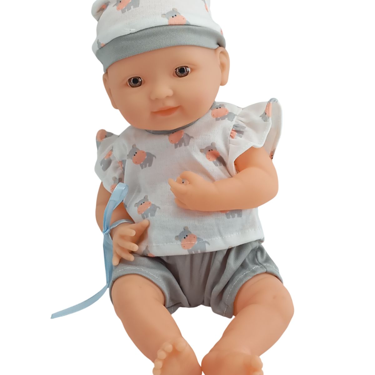 JUGUETERIA EXPRESS - Muñeco Bebe Reborn Realista Con Tetero Y Chupo 32cm