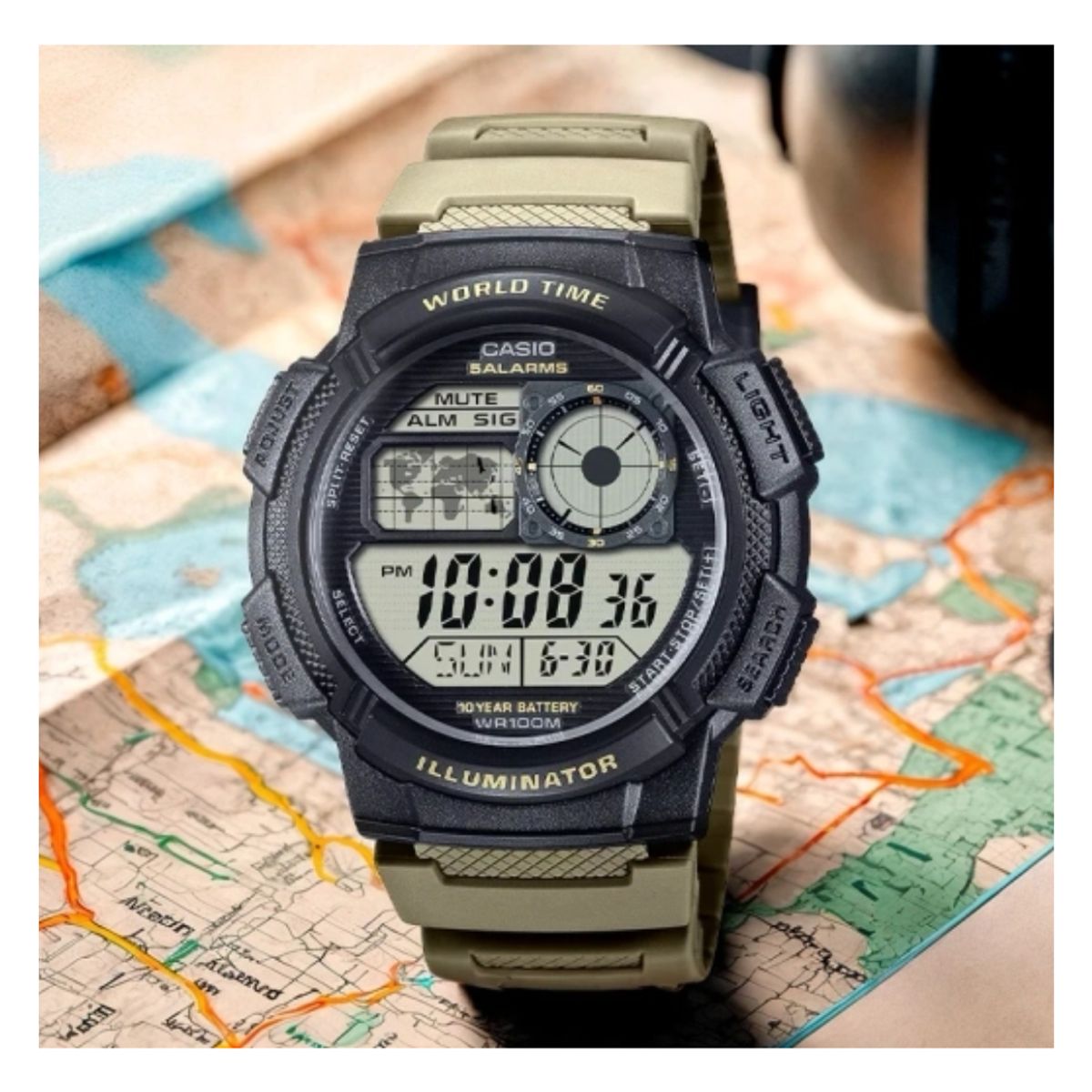 CASIO - Reloj Casio AE-1000W-5A Diseño Deportivo