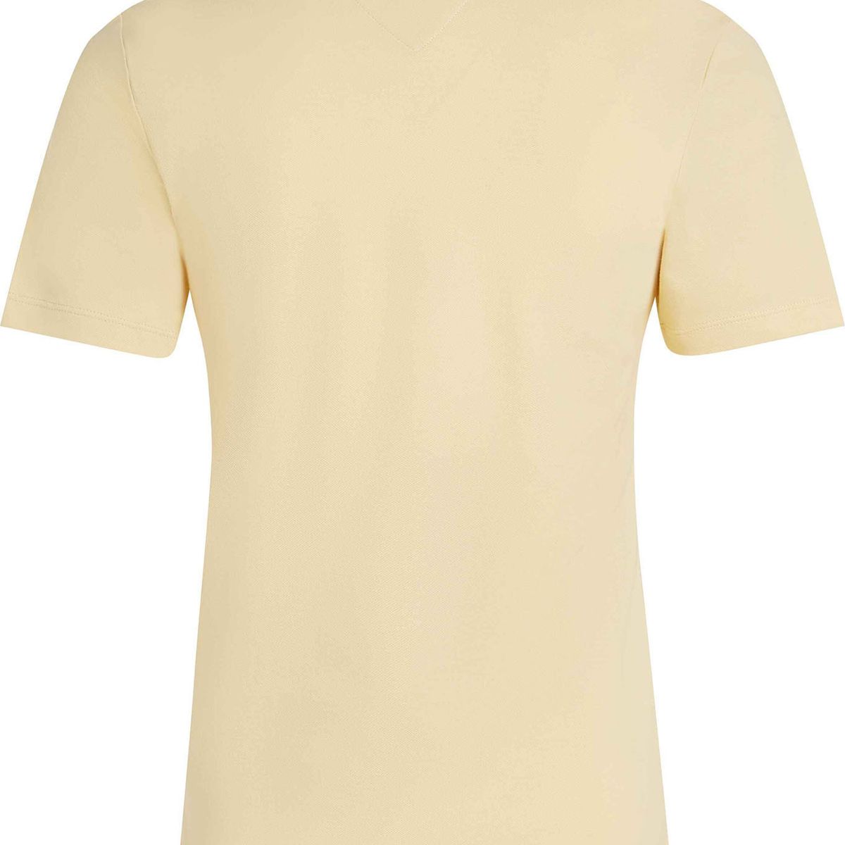 TOMMY HILFIGER - Polo amarillo piqué slim heritage sólido Tommy Hilfiger