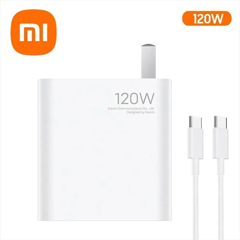 XIAOMI - Cargador Xiaomi 120W Tipo C Carga Rápida