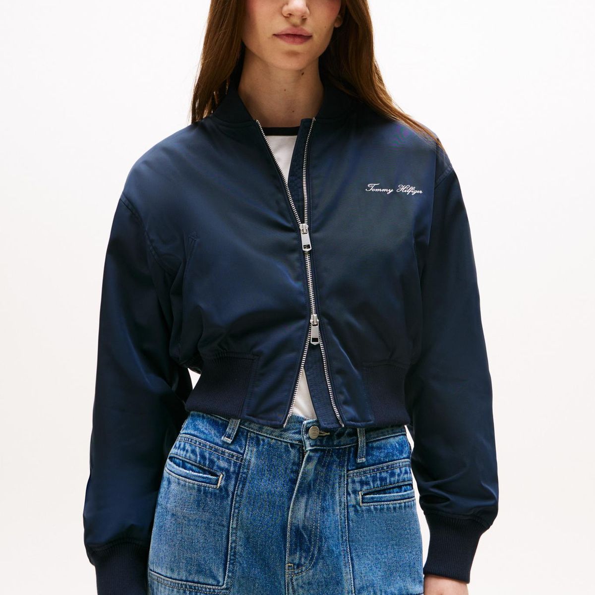 TOMMY HILFIGER - Chaqueta multicolor bomber corta repelente al agua Tommy Hilfiger