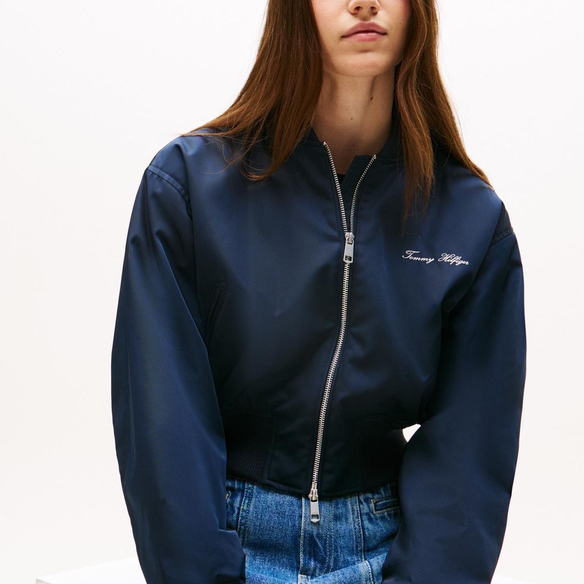 TOMMY HILFIGER - Chaqueta multicolor bomber corta repelente al agua Tommy Hilfiger