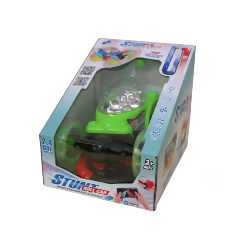 GENERICO - CARRO LOCO STUN 360 LUCES NIÑO Y NIÑA