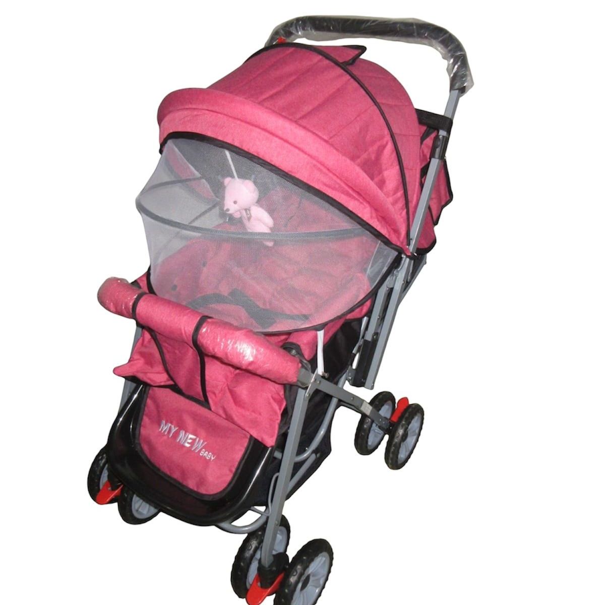 GENERICO - Coche Pasaedor De Bebe Pañalera Toldillo Manilar Reversible