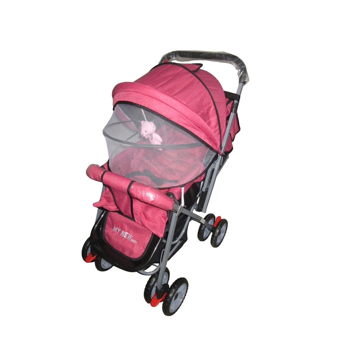 GENERICO - Coche Pasaedor De Bebe Pañalera Toldillo Manilar Reversible