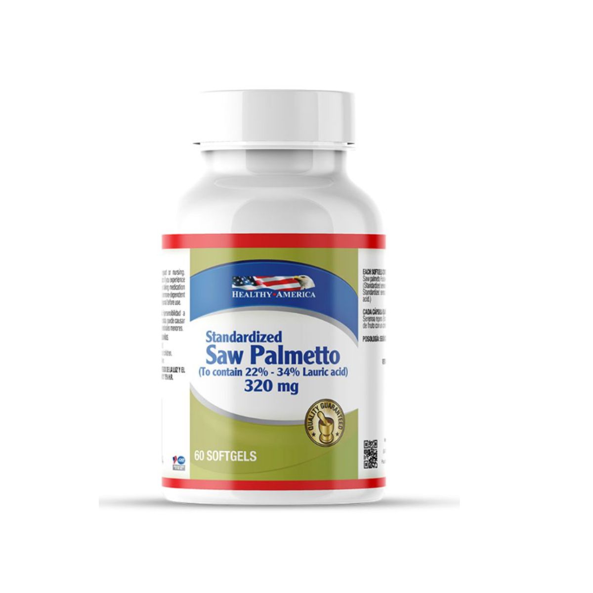 HEALTHY AMERICA - SUPLEMENTO SAW PALMETTO 320MG X 60 CAPSULAS