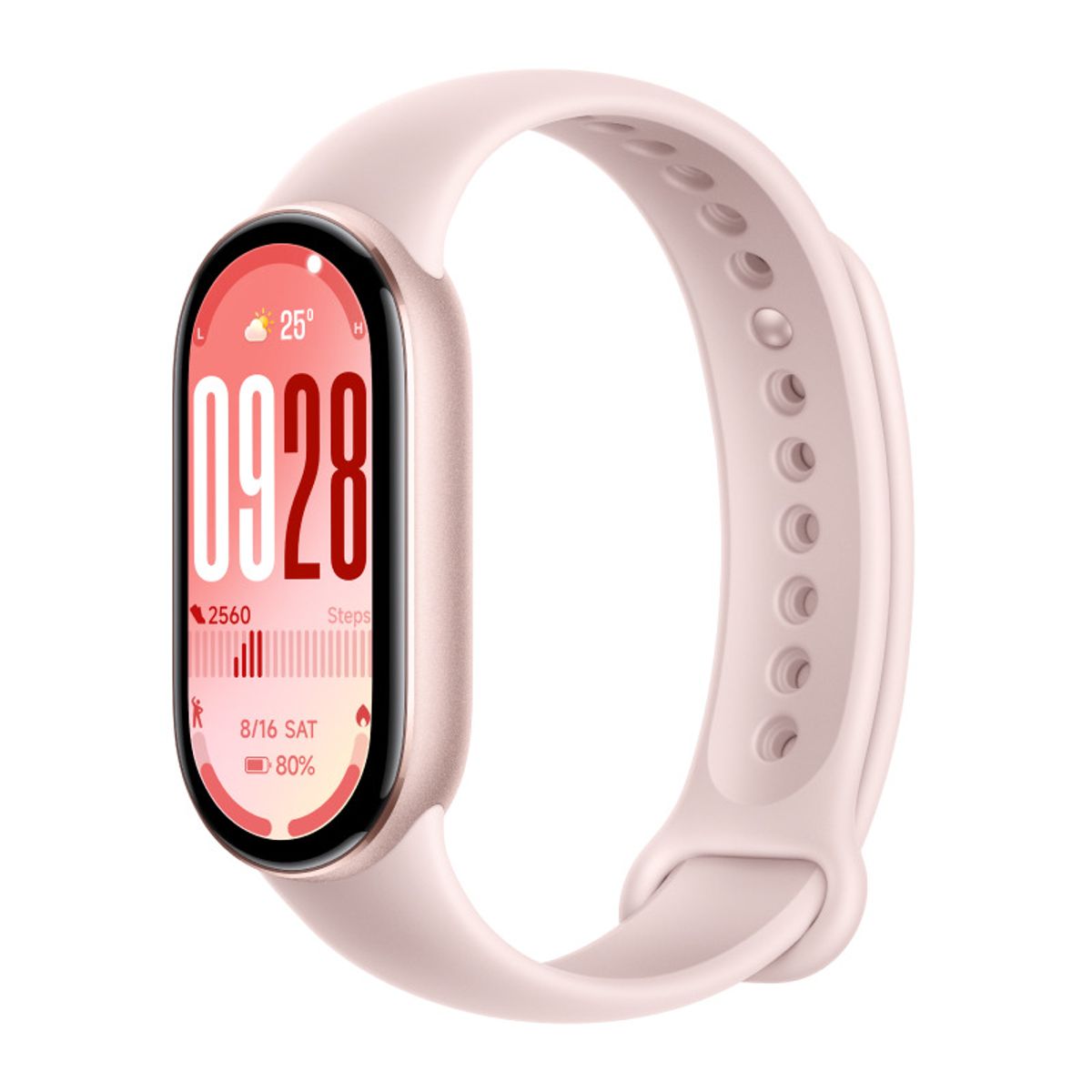 XIAOMI - Smart Band 10 Mystic Rose - Pantalla 172″ AMOLED & 21 días