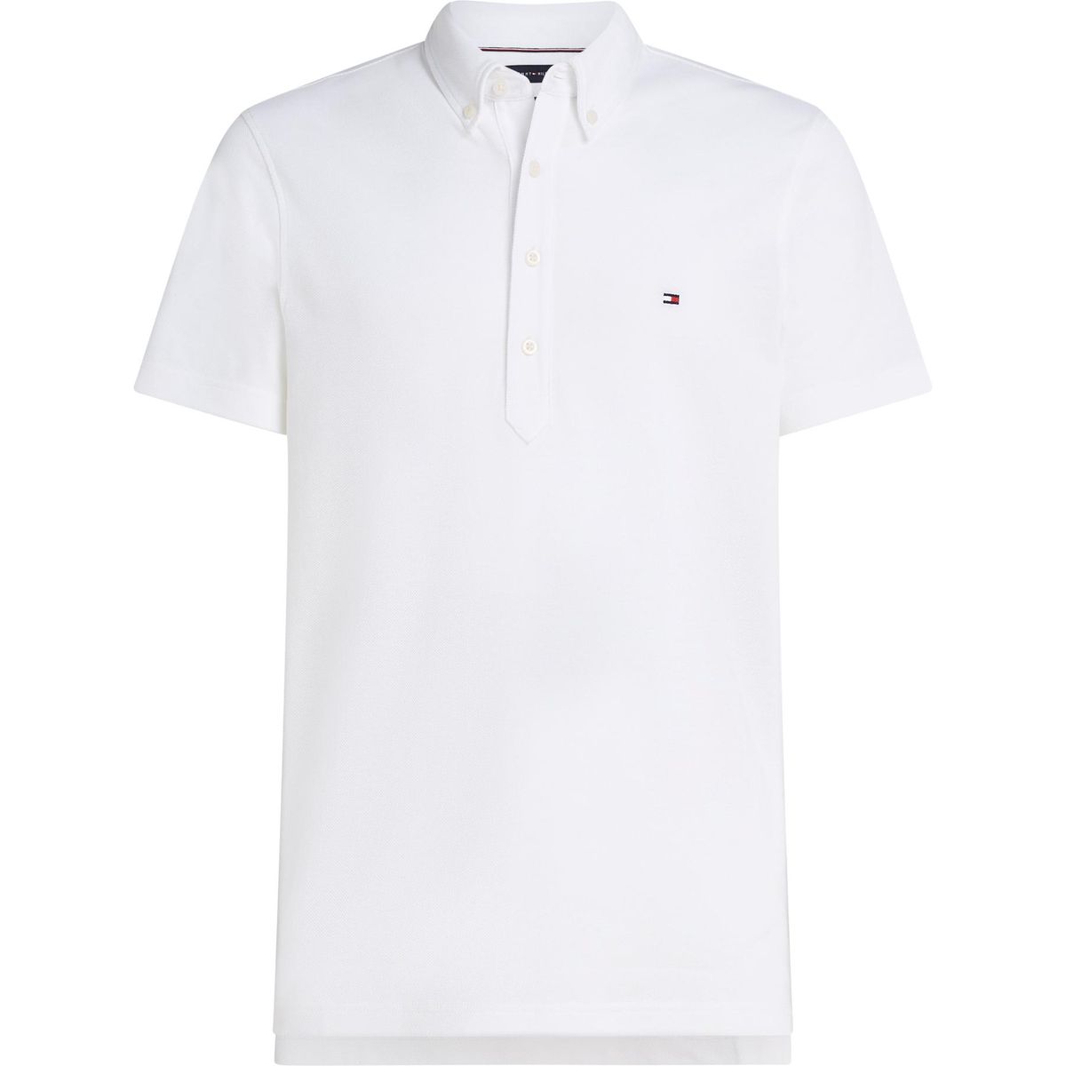 TOMMY HILFIGER - Polo blanco popover de corte regular Tommy Hilfiger