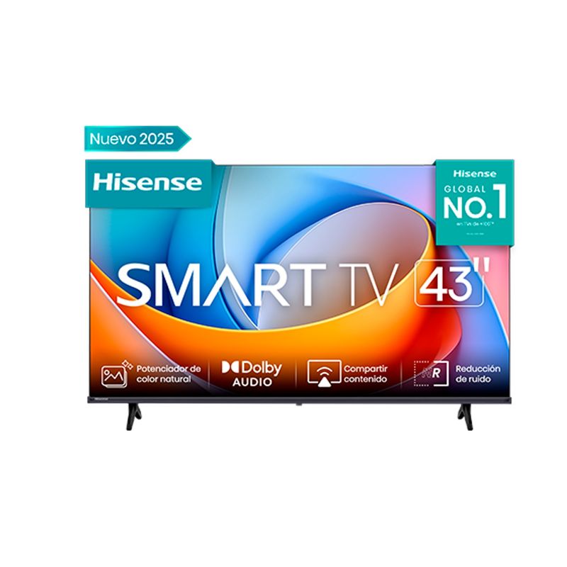 HISENSE - Televisor I Hisense I 43 I Pulgadas I LED I Full HD I Smart I 43A4NV