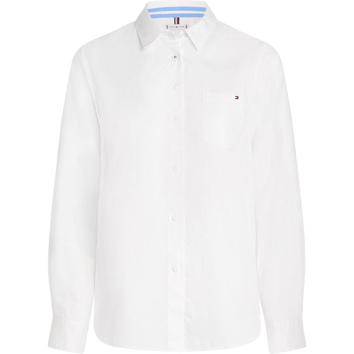 TOMMY HILFIGER - Camisa blanca Classic Poplin de manga larga Tommy Hilfiger