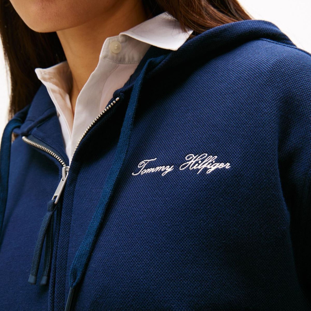 TOMMY HILFIGER - Buzo multicolor con capota y cremallera Tommy Hilfiger