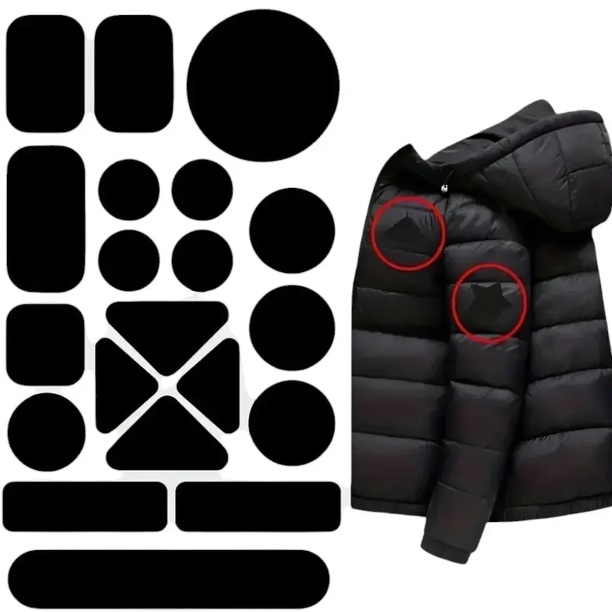 GENERICO - Parches Autoadhesivos Impermeables para Chaquetas Y Otros