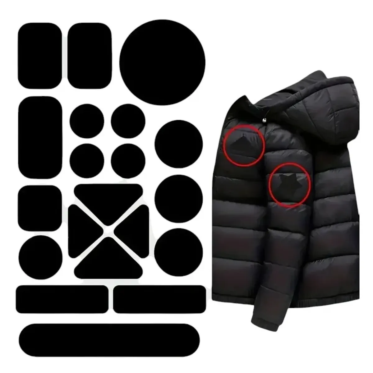 GENERICO - Parches Autoadhesivos Impermeables para Chaquetas Y Otros