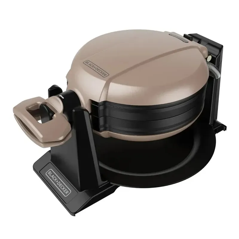 BLACK+DECKER - Waflera BLACK+DECKER Giratoria WMD201 Champagne