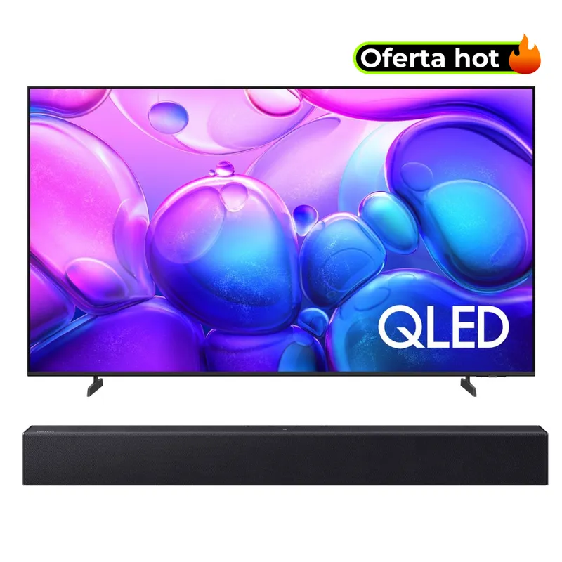 SAMSUNG - Combo Samsung TV 55 QLED 4K Smart TV + Barra de Sonido HW-B400