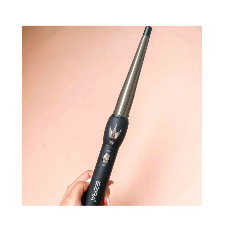 GENERICO - Pinza Rizadora Cónica De Cabello Encrespador Ondulador
