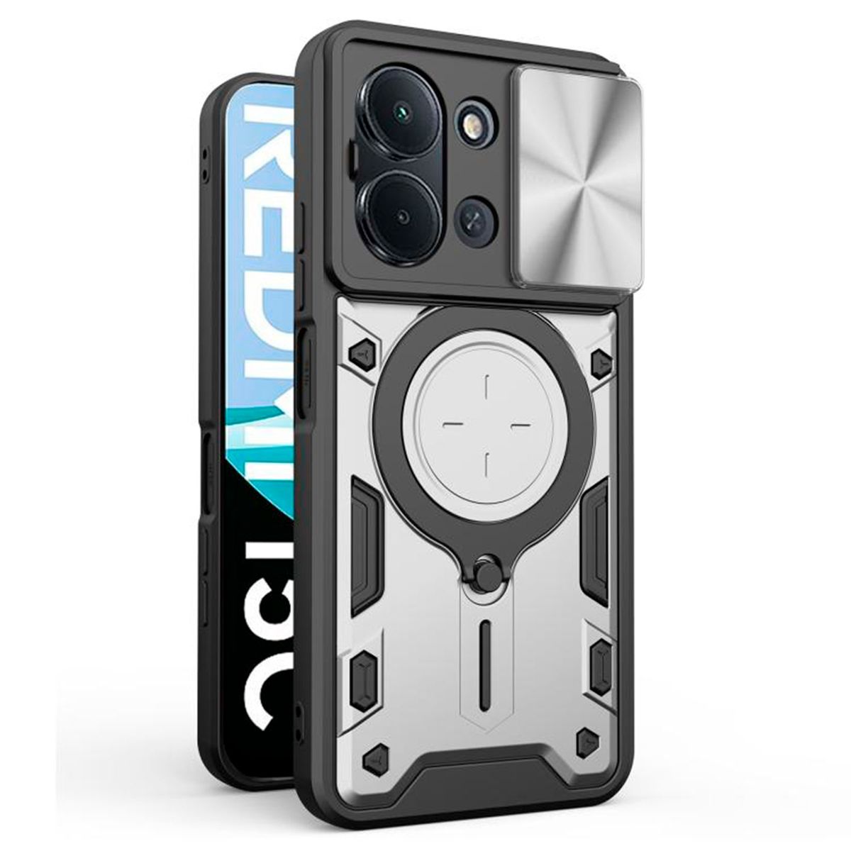GENERICO - Estuche Armo Protección Camara Compatible con Redmi Xiaomi 15C azul