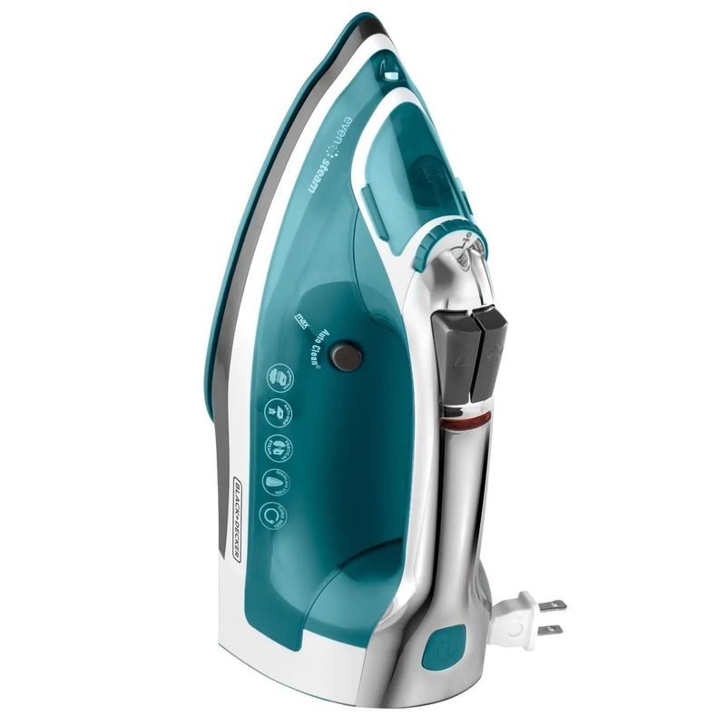 BLACK+DECKER - Plancha de Vapor Black+Decker SmartSteam con Suela Cerámica ICR1924