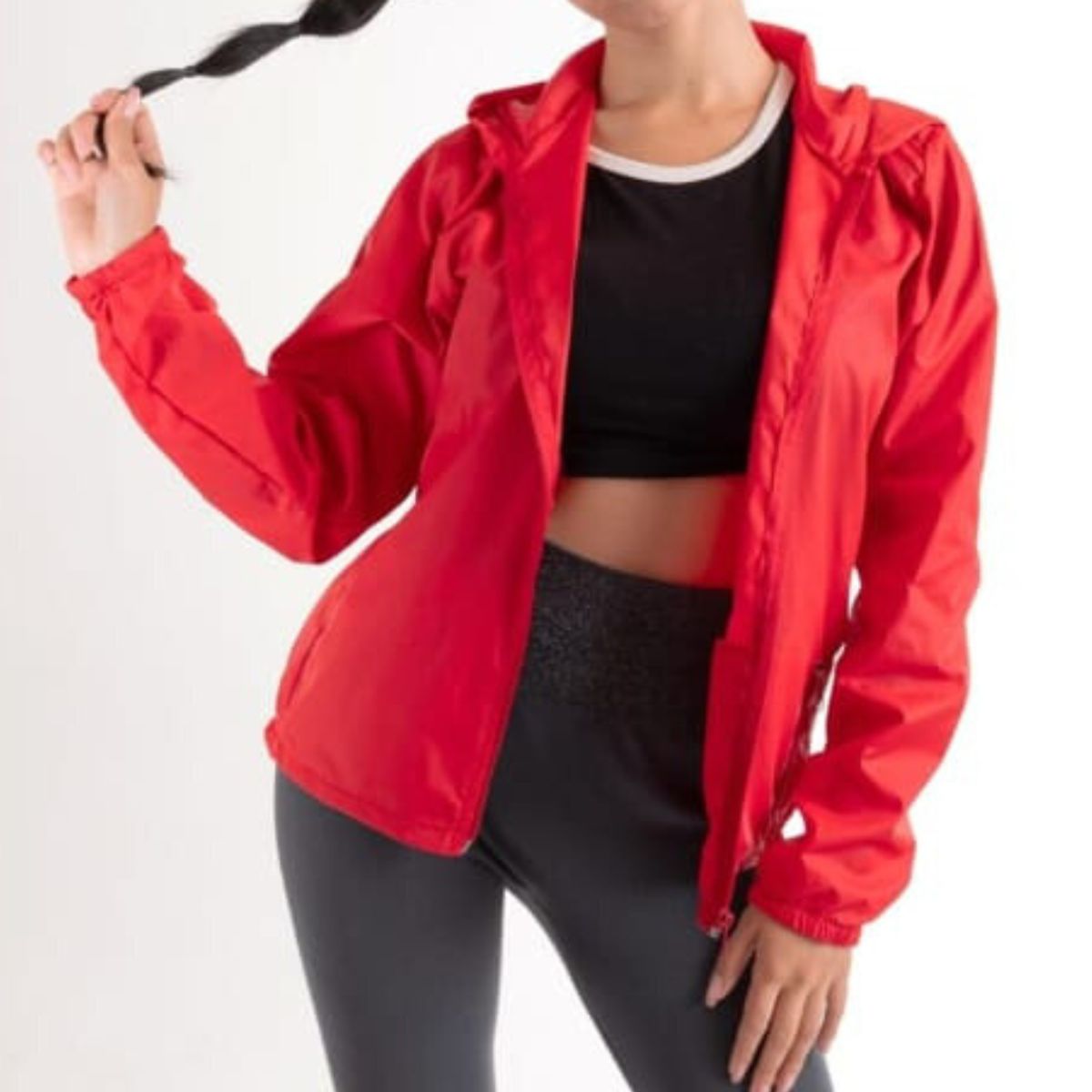 SPORT RUNNER - Chaqueta Rompevientos Nylon Antifluido Mujer
