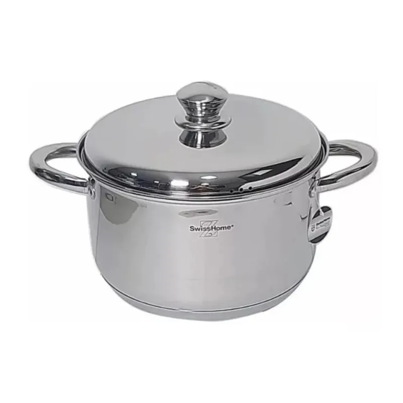SWISSHOME DR HOFFMAN - Juego de Ollas en Acero Inoxidable SwissHome 13 Piezas – Calidad Profesional
