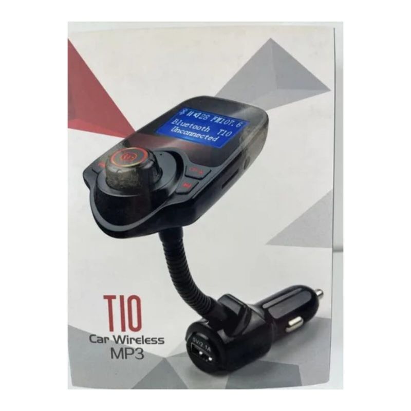 GENERICO - Transmisor Bluetooth Radio Carro Adaptador Lector Microsd