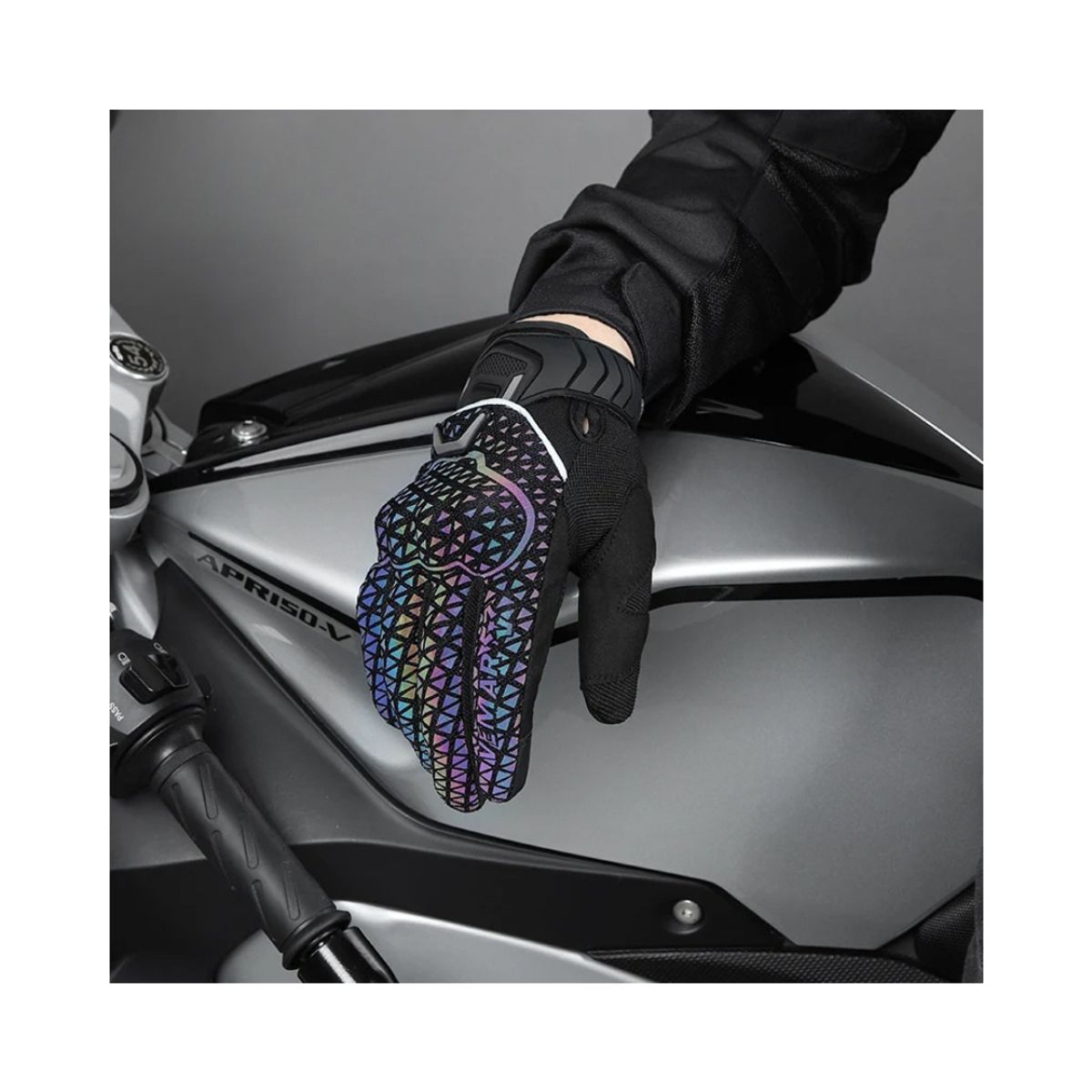 ATLANTIS - Guantes Impermeables Táctiles Reflectivos Tornasol Caña Cort