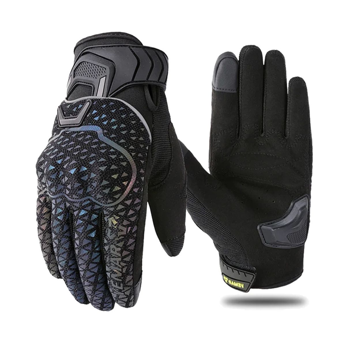 ATLANTIS - Guantes Impermeables Táctiles Reflectivos Tornasol Caña Cort