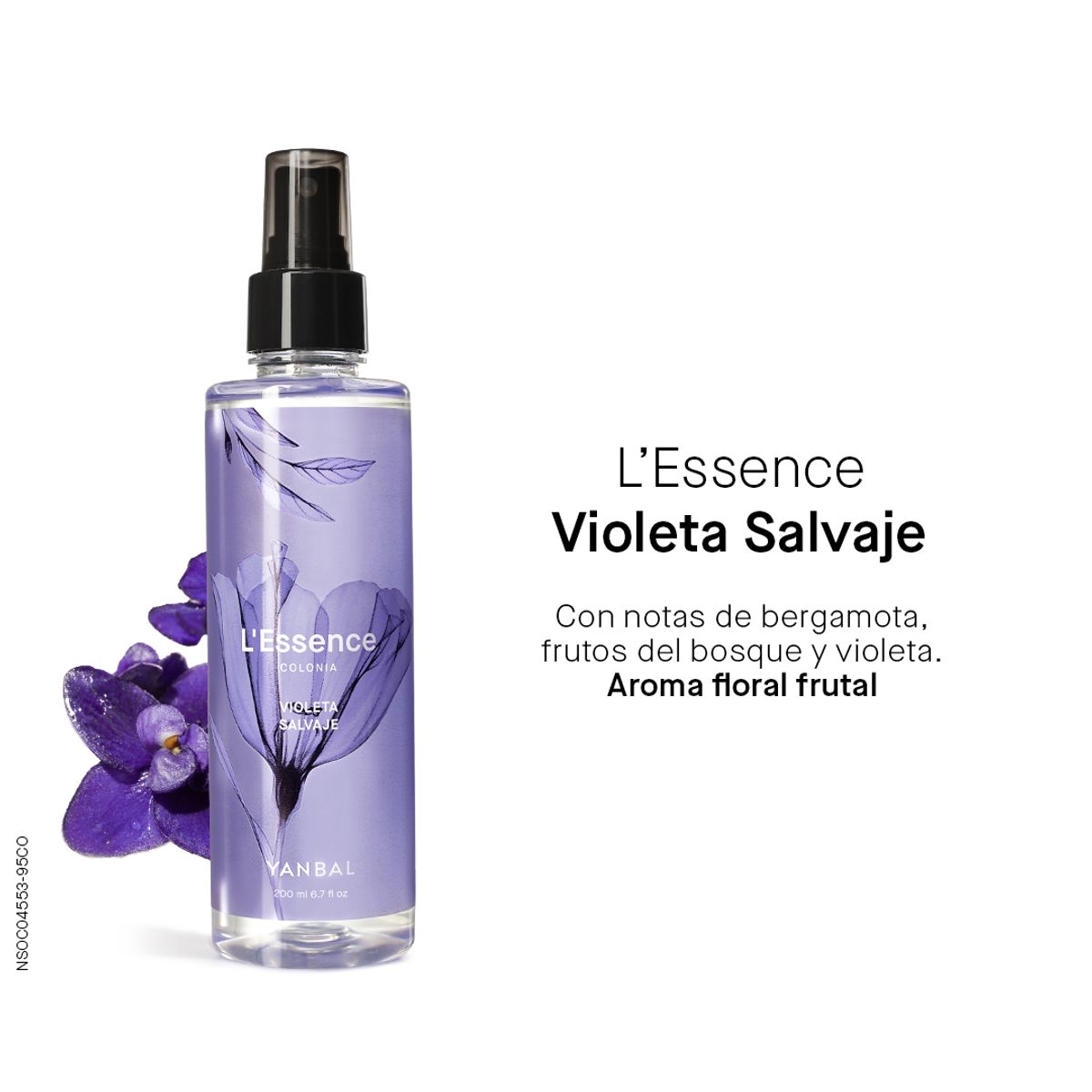 YANBAL - Colonia Body Splash para Mujer LEssence Violeta Salvaje Aroma Floral Frutal 200 ml