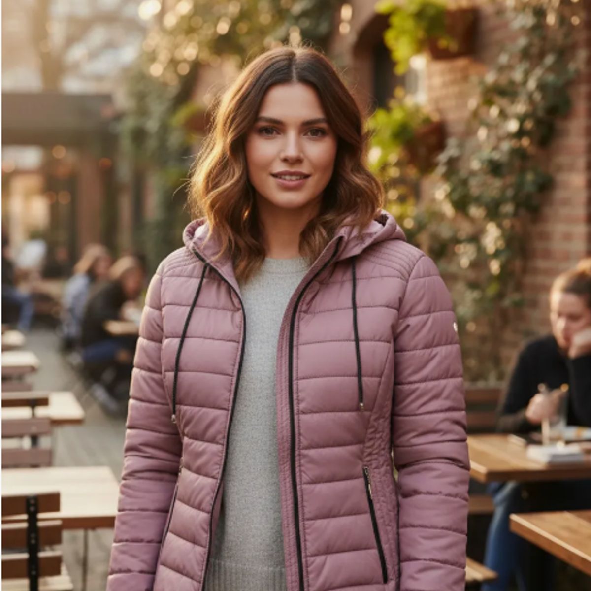 CAELI - chaqueta mujer acolchada marca caeli ref sofi lluvia frio