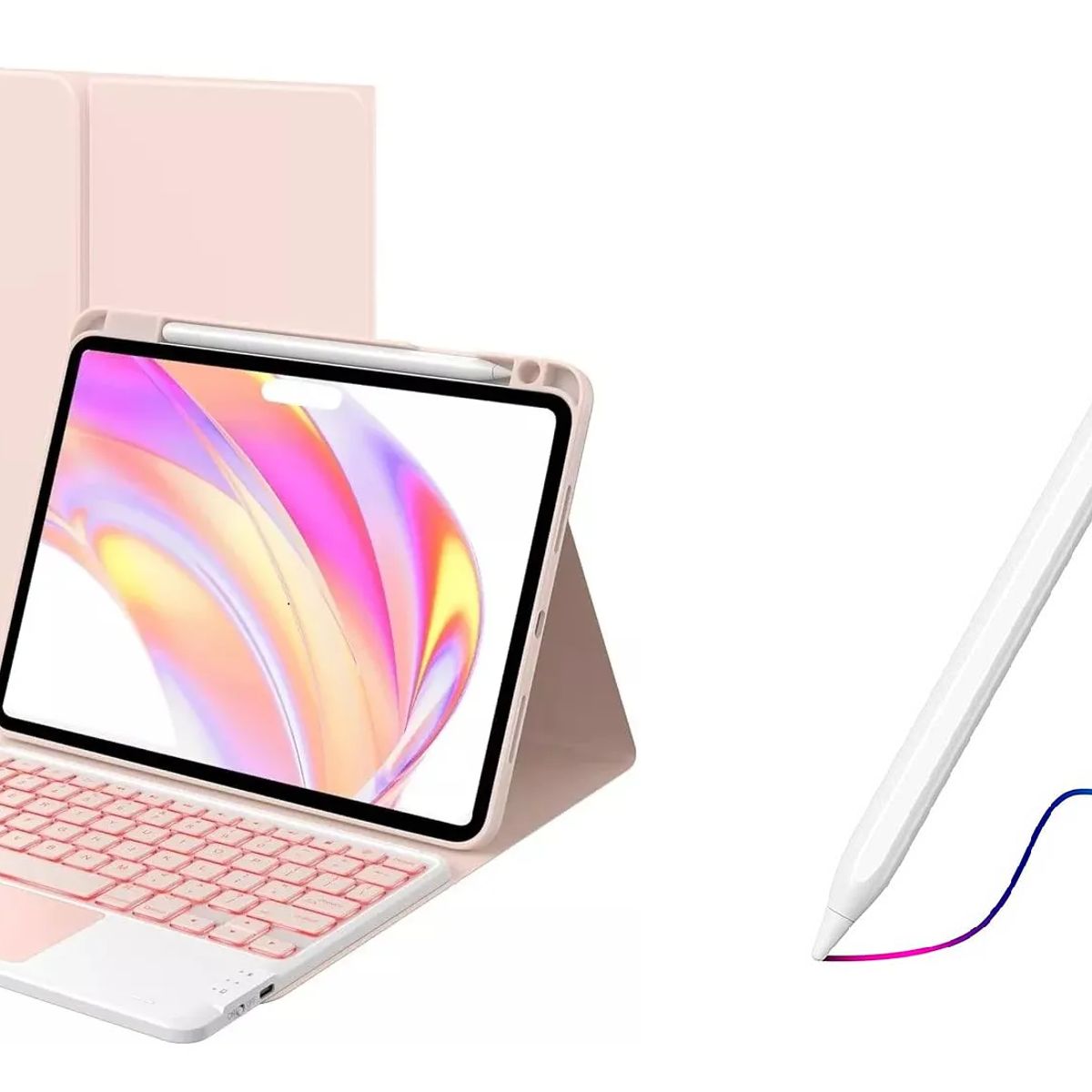 GENERICO - Funda Estuche Teclado Touchpad Para Samsung A9 Plus x210 x215 + lapiz