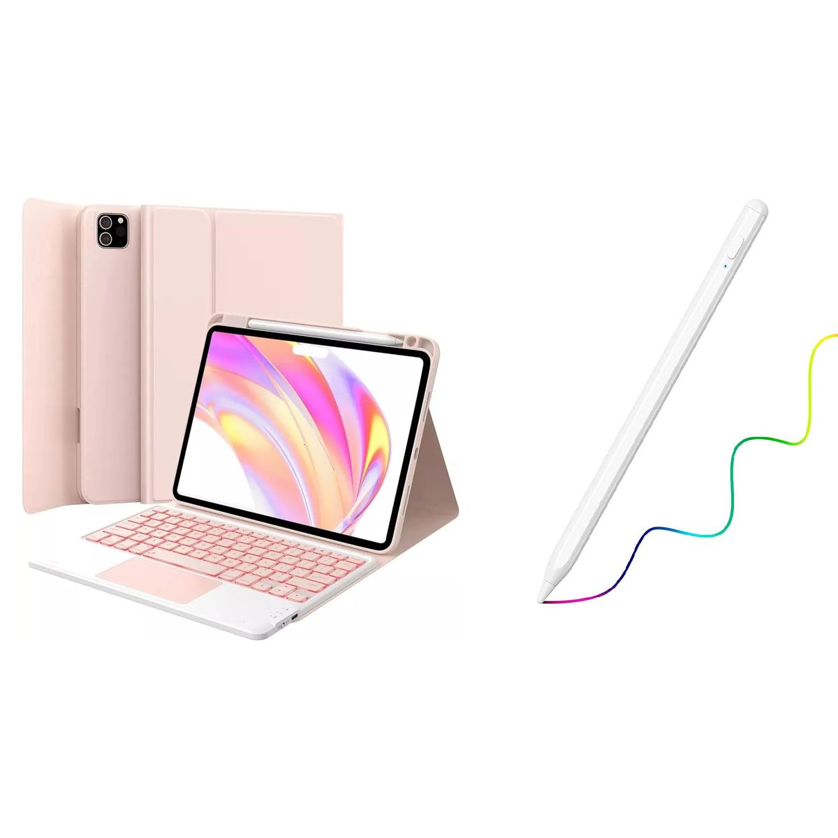 GENERICO - Funda Estuche Teclado Touchpad Para Samsung A9 Plus x210 x215 + lapiz