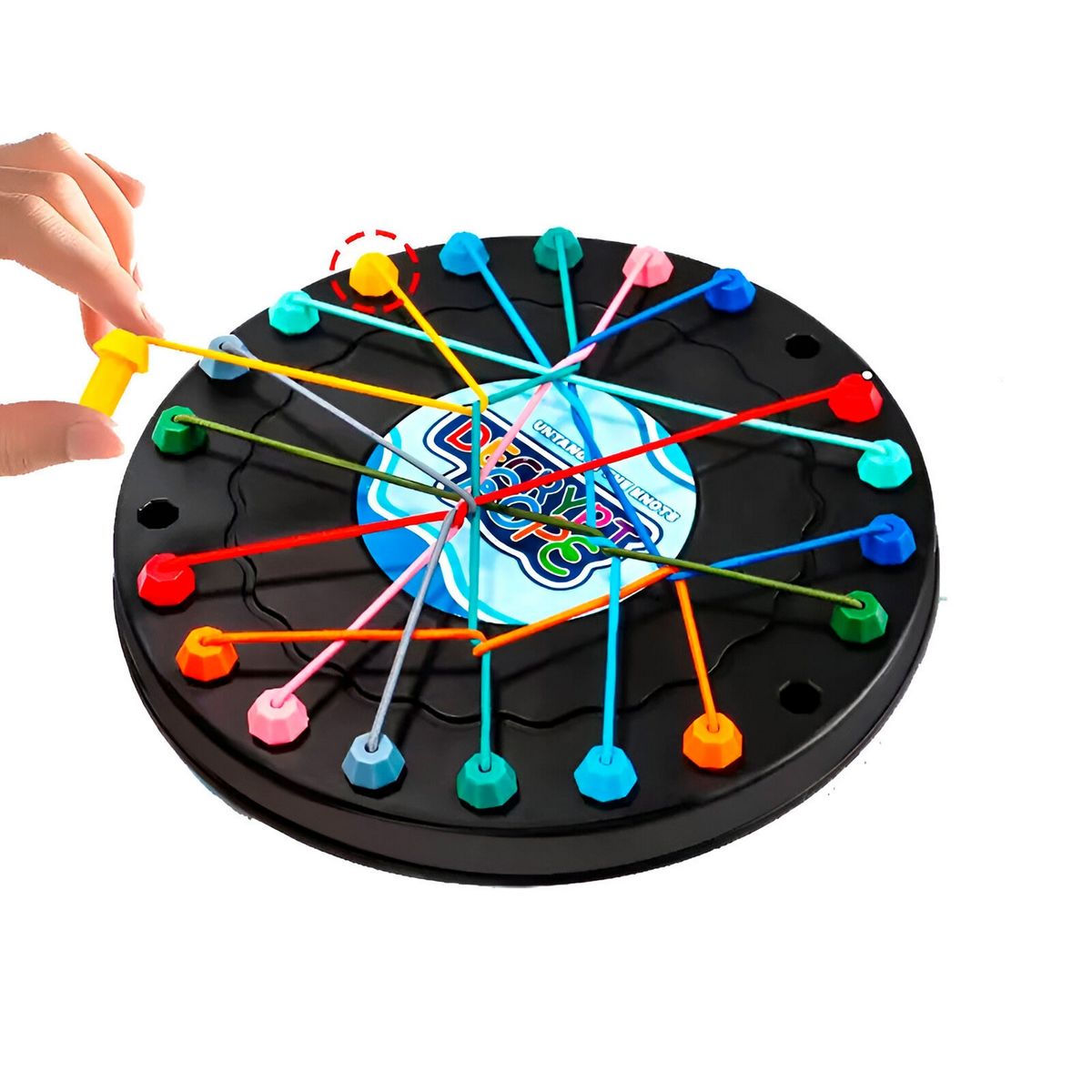 GENERICO - Juego De Mesa Desenreda Nudo Decrypt Rope Agilidad Destreza