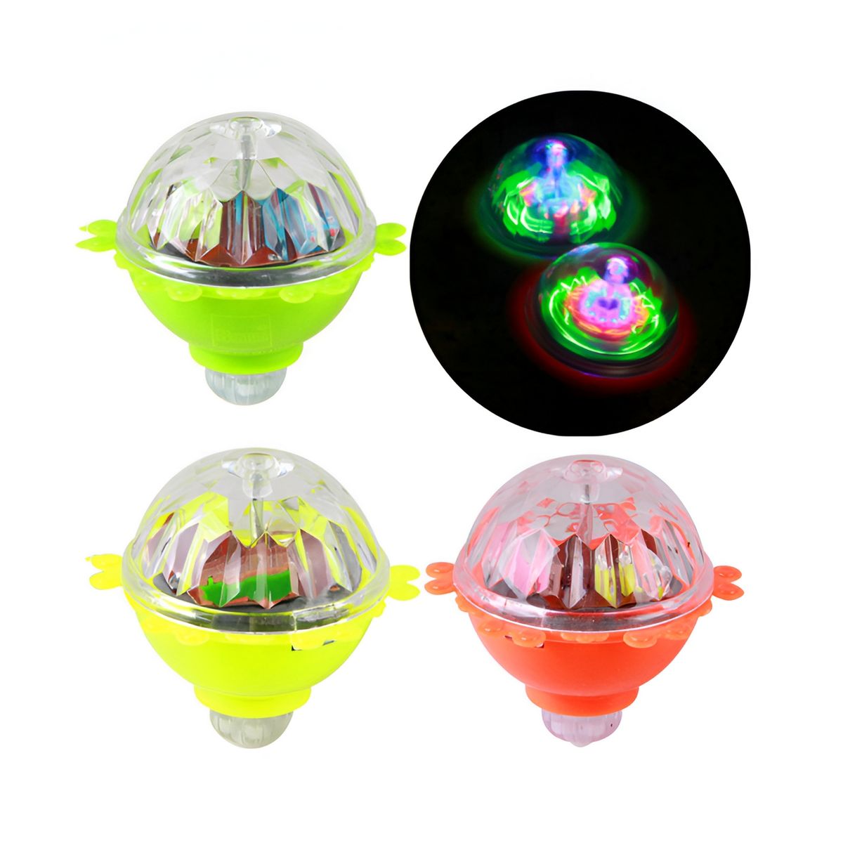 GENERICO - Trompo Luces Movimiento Juguete Interactivo X 3 Unidades