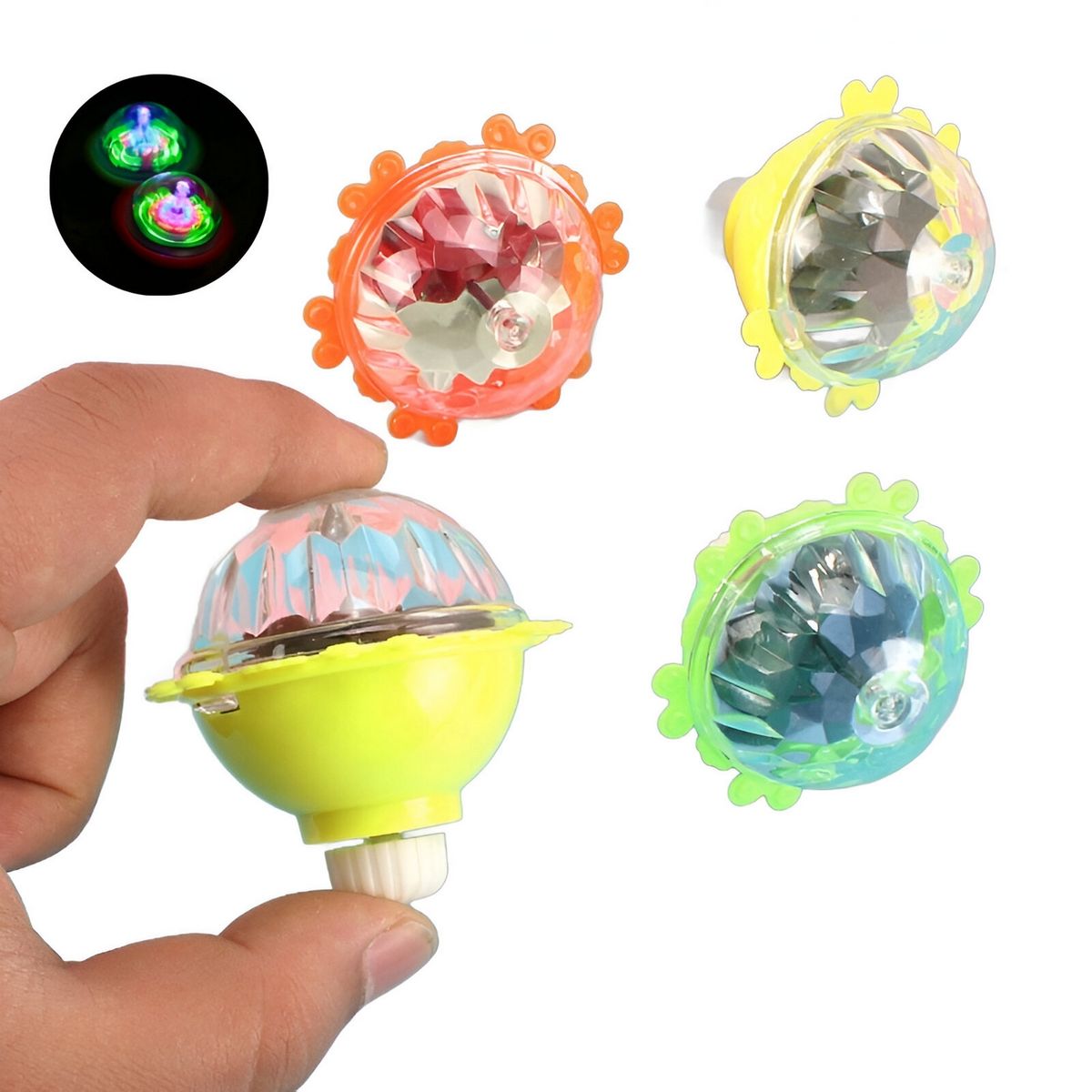 GENERICO - Trompo Luces Movimiento Juguete Interactivo X 3 Unidades