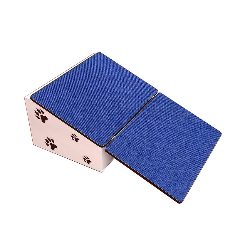 ADEQUAR - Rascador y Organizador para Gatos Blanco- Azul RBA-015