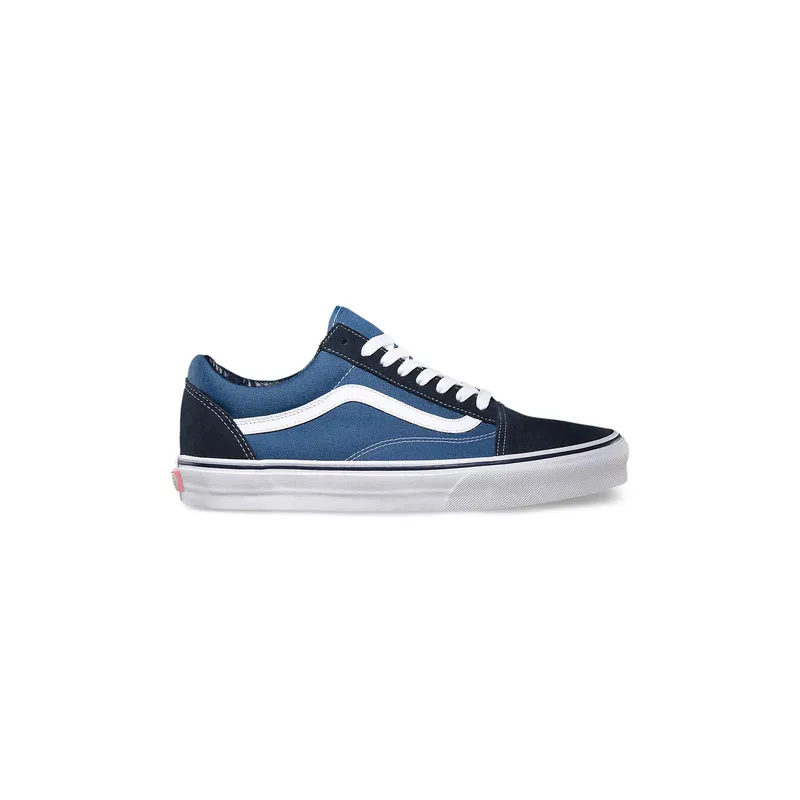 VANS - Tenis Hombre VANS UA OLD SKOOL Azul Cuero VANS