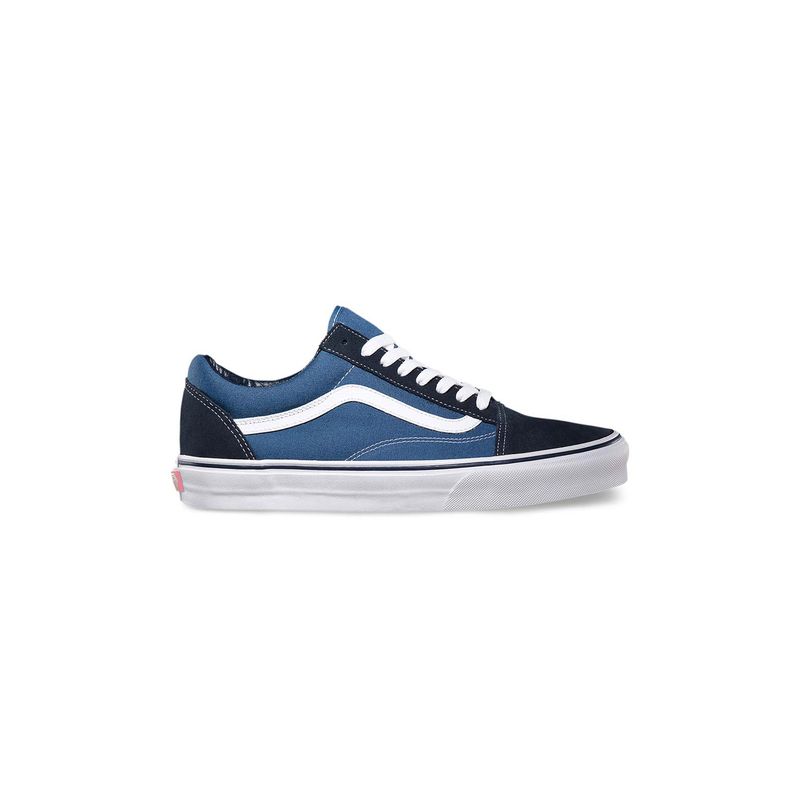 VANS - Tenis Hombre VANS UA OLD SKOOL Azul Cuero VANS