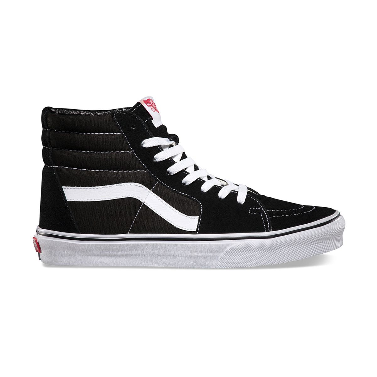VANS - Tenis Hombre VANS UA SK8-HI Negro / Blanco Cuero VANS
