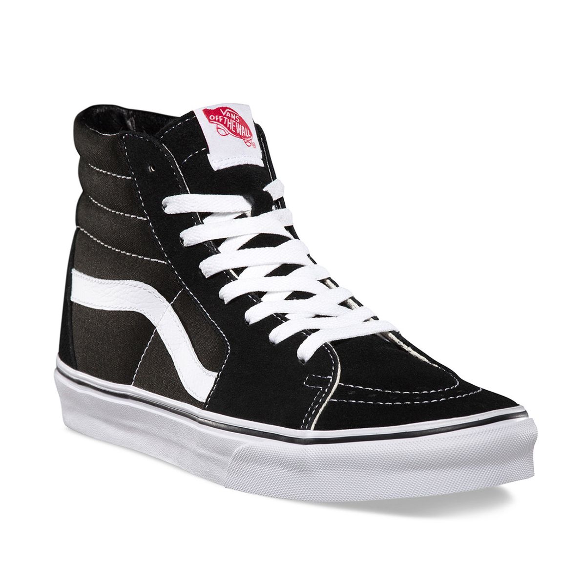 VANS - Tenis Hombre VANS UA SK8-HI Negro / Blanco Cuero VANS