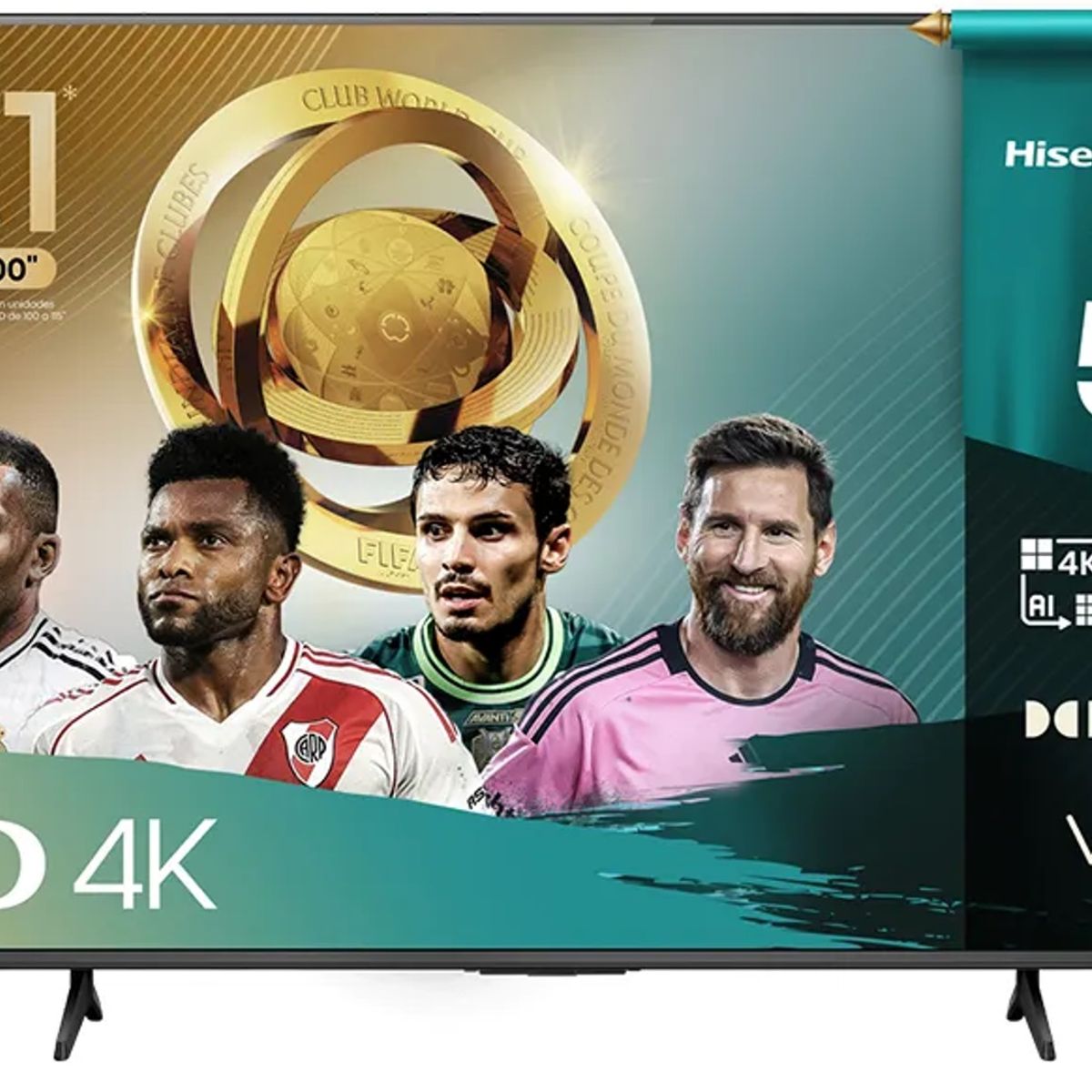 HISENSE - Televisor Hisense 55 Pulgadas LED UHD 4K Smart 55A5NV