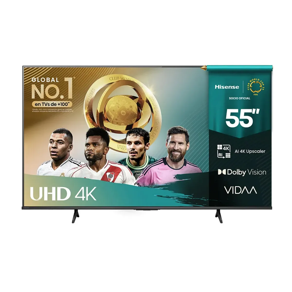 HISENSE - Televisor Hisense 55 Pulgadas LED UHD 4K Smart 55A5NV