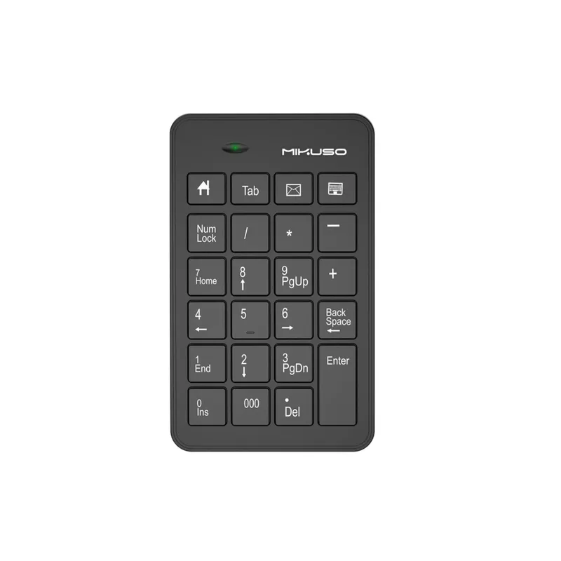 GENERICO - Teclado Numerico Inalambrico 23 Teclas Usb Mikuso Kb-w047